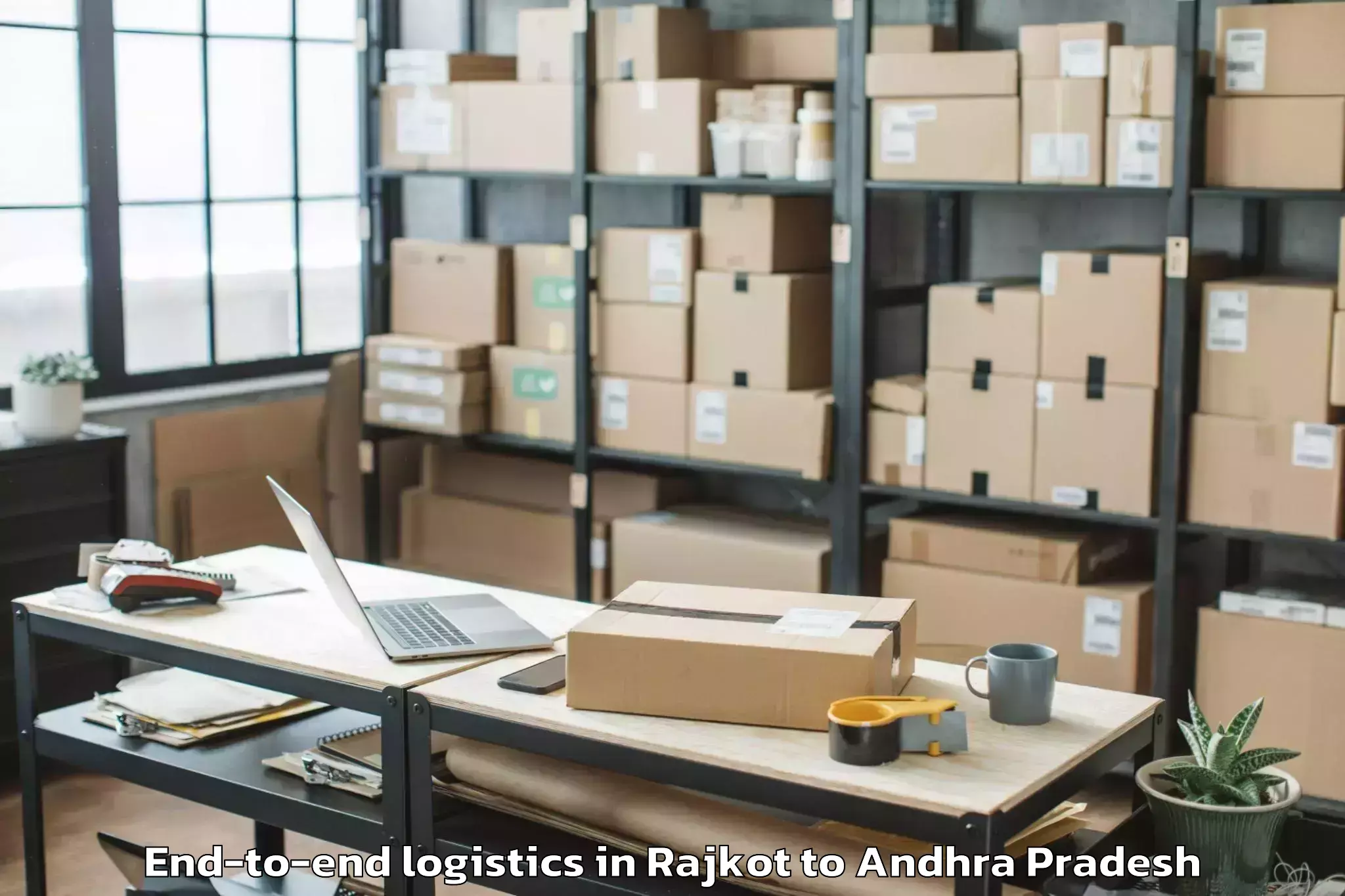 Expert Rajkot to Lingapalem End To End Logistics